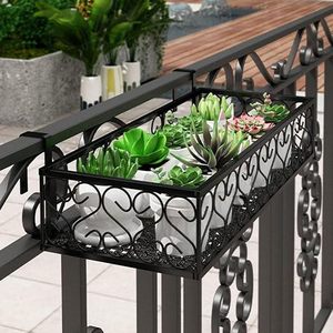 Canasta Colgante Metálica con Diseño de Espiral para Exhibición de Plantas y Flores en el Jardín - Product Image 3