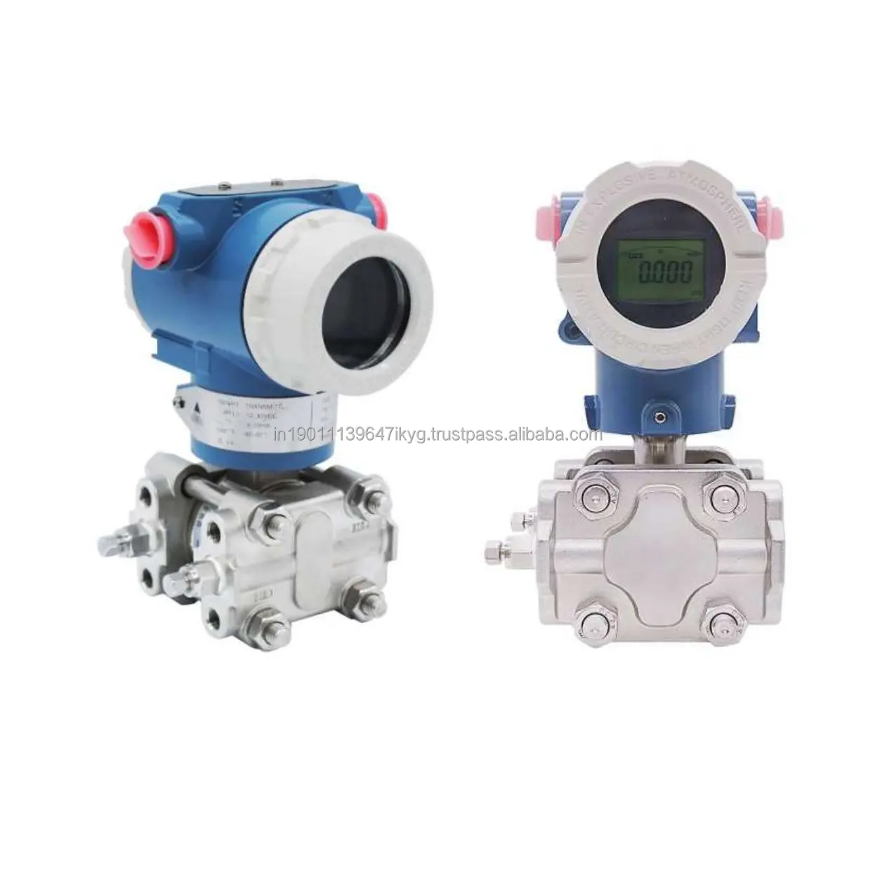 Explosion Proof and Weather Proof Housing Differential Pressure Transmitter Flow Measurement Across Venturi Tubes Orifice Plates