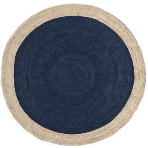 พรมปอกระเจาธรรมชาติถักทรงกลม,พรมปูพื้นหลากสีสำหรับตกแต่งห้องรับแขกพรมปูพื้นโรงแรม - Product Image 4