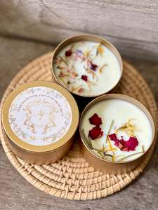 Vela Aromática Artesanal de Cera de Soya con Fragancia Oriental, Ecológica, en Lata Metálica, Moderna y Decorativa, para Aromaterapia en el Hogar - Product Image 5
