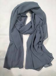 Écharpes en mousseline élégantes pour femmes, douces, légères, respirantes, personnalisables, hijab, châle musulman, long foulard tendance - Product Image 4