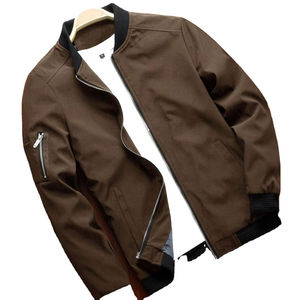 Blouson universitaire pour homme 2025, col en V, chauffant, en coton, personnalisable, uniforme OEM - Product Image 1