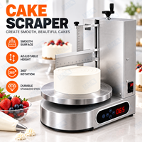 Machine à glacer les gâteaux automatique commerciale, grattoir électrique pour glaçage, machine à lisser et décorer la crème pour boulangerie