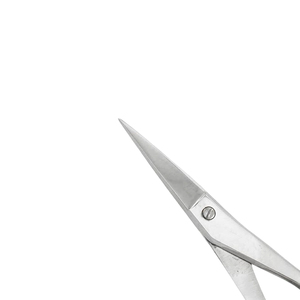 Stainless Steel <b>Cuticle</b> <b>Scissors</b> Straight Blade Sharp Tip Round Handle Durable Manicure Nail Trimming Tool Made in Pakistan - Product Image 5