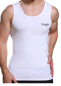 Débardeur gainant respirant en tissu élastique avec imprimé animal et col rond pour homme - Product Image 5