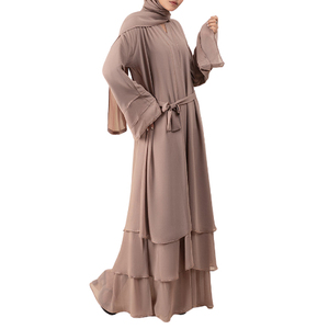 Nueva Abaya de Satén Modesta de la Mejor Calidad para Mujer, con Sujetador Incorporado, Tallas y Colores Personalizables, Largo Maxi, Venta al Por Mayor 2026 - Product Image 3