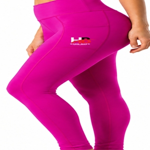 Leggings de yoga pour femmes sur mesure, qualité supérieure, taille haute, tissu extensible prêt à porter, séchage rapide, fabrication sur mesure, qualité export - Product Image 3