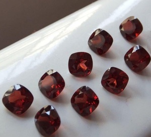 Garnet Rojo Natural de Mozambique, Corte Facetado en Forma de Cojín, Gema Suelta de Garnet de Mozambique, Buena Calidad para Joyería, Anillos - Product Image 5