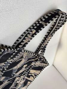 Sac fourre-tout en coton matelassé Kantha fait main, écologique, réutilisable, sac à main vintage patchwork brodé, sacs à bandoulière - Product Image 4