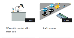เครื่องนับจำนวนแบบมือถือ LINE SEIKI รุ่น DK-2300 แบบมัลติฟังก์ชั่น พร้อมจอแสดงผลหลัก 1 จอ และจอแสดงผลย่อย 2 จอ แบบสามตัวเลข - Product Image 5