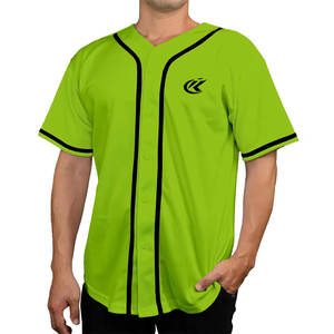 Camiseta de Béisbol de Primera Calidad, Diseño Clásico con Botones, Material Duradero, Ropa Deportiva - Product Image 1