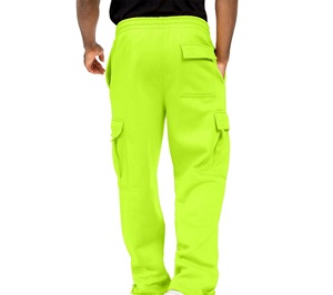 Pantalon cargo ample et respirant pour homme, style vintage, en polaire, idéal pour les activités hivernales en extérieur – Commande en gros - Product Image 4