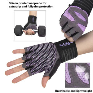 New Arrival Stock Half Finger Leather Gym Gloves for Unisex Fitness Exercise Wear Custom Design High Quality in Wholesale Price - Product Image 2