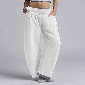 <b>Women</b> Baggy <b>Trousers</b> Wide Leg Sweatpants Streetwear Loose Fit Pants Custom Embroidery Printing Logo OEM Supplier - Product Image 6