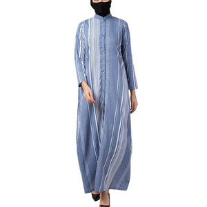 Abaya simple et sobre pour femmes, vêtements islamiques minimalistes et modestes, robe longue à manches longues pour femmes - Product Image 1