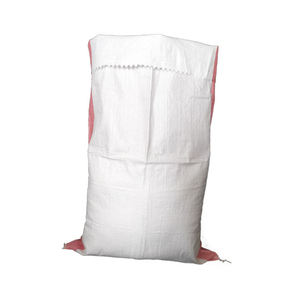 Sac tissé en PP à bouche ouverte avec fond cousu pour emballage en vrac 25kg 50kg, structure plate, fabricant vietnamien - Product Image 1