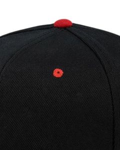 Customized Black Red <b>Flat</b> Brim Snapback <b>Cap</b> For Men Women Adjustable Cotton Baseball <b>Hat</b> Casual Streetwear Premium Quality - Product Image 5