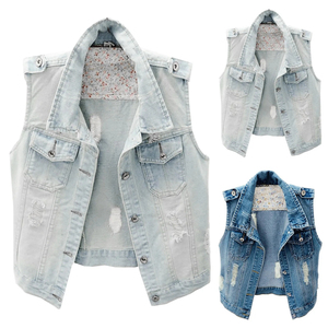Chaqueta Vaquera de Mezclilla para Mujer de Primera Calidad, Lavada, con Bordado de Perlas en Toda la Superficie, Logotipo Personalizado, Chaquetas Vaqueras Lisas para Mujer - Product Image 4