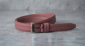 Ceinture en cuir de vachette noir pour homme, ceinture formelle d'affaires avec boucle à ardillon, motif uni, commande en gros, logo personnalisé - Product Image 3