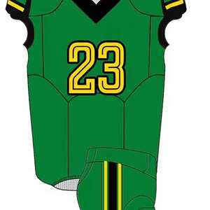 Nuevo Diseño Transpirable, Uniformes de Fútbol Americano Personalizados de Talla Grande, 100% Poliéster, Mangas Cortas, Sublimación Impresa, Secado Rápido - Product Image 5