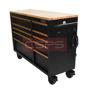 Matte Black Powder Coated Steel 10 <b>Drawer</b> <b>Tool</b> Cabinet Family keywords: for Garage Workshop Storage Use - Product Image 5