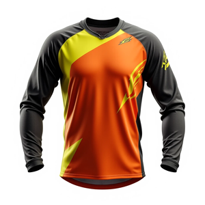 Jersey de Motocross Personalizado al por Mayor, Transpirable, de Secado Rápido, Manga Larga, Traje de Ciclismo de Montaña, el Mejor Jersey de Motocross para Conducir - Product Image 4