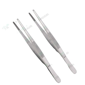 Pince chirurgicale droite dentée à dissection Logo personnalisé chirurgical Taille personnalisée fabriquée au Pakistan - Product Image 1