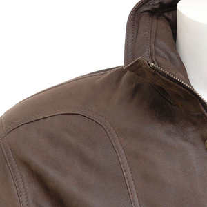 Nouvelle collection 2026 : Blouson aviateur en cuir pour homme, design urbain, logo personnalisé, haute qualité, vintage, manches longues, idéal pour l'hiver - Product Image 6