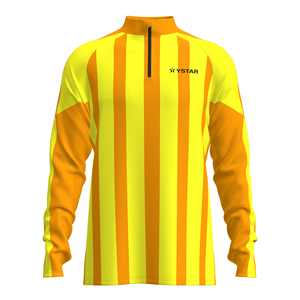 MYTH STAR - Camiseta <span class=keywords><strong>de</strong></span> Fútbol <span class=keywords><strong>de</strong></span> Manga Larga con Cierre <span class=keywords><strong>de</strong></span> 1/4, Uniforme <span class=keywords><strong>de</strong></span> Fútbol Personalizado Sublimado a Rayas, Equipación <span class=keywords><strong>de</strong></span> Fútbol <span class=keywords><strong>de</strong></span> Alto Rendimiento para Equipos - Product Image 3