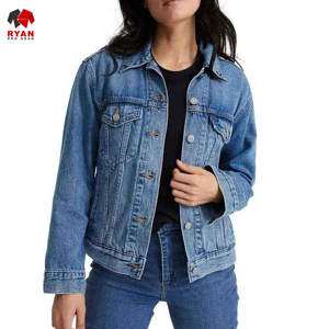 Chaqueta Vaquera Personalizada Ryan Pro Gear para Mujer, Tejido Transpirable y Cómodo con Logotipo Personalizado, Ecológica - Product Image 5