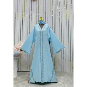 Abaya Dubai pour femmes Best2026Beautiful Umbrella, Kaftan traditionnel islamique avec travail manuel, vêtements et accessoires conçus pour les musulmanes - Product Image 2