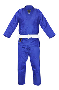 Uniforme de judo blanc 100% coton, coupe classique, durable, unisexe pour adultes, vêtements d'arts martiaux avec bordure rouge et ceinture noire - Product Image 6