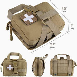 Trousse de secours portable avec pochette en cuir imperméable et durable pour les trousses de premiers secours et le transport compact, à prix abordable - Product Image 3