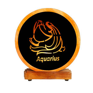 Zodiac Sign Wood Shape Lamps Best Quality Pure <b>Crystal</b> Himalayan Salt Decorations Natural Crafts Available in Wholesale Price - Product Image 1