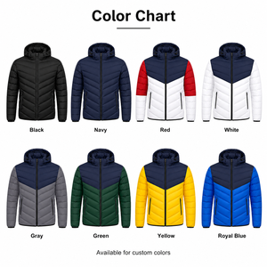 Custom Men's Eco-Friendly Fleece Black <b>Red</b> Color Blocking Varsity Jacket Windproof Zipper Stand Collar Sporty Winter Club Logo - Product Image 3