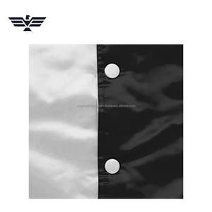 Veste bomber décontractée chauffante pour homme, col montant, logo brodé sur le devant, tissage non tissé uni, ample - Product Image 5