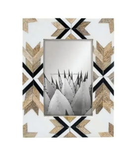 Nouveau cadre photo en incrustation d'os de conception fantaisie cadre photo fait main pour la maison mur et salon photo bébé cadres photo - Product Image 3