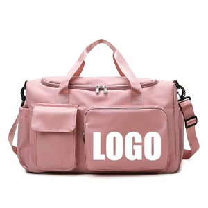 Sac de sport grande capacité tendance en nylon rose avec compartiment sec/humide et toile imperméable – Nouveauté très prisée - Product Image 2