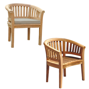 Modern Curved <b>Teak</b> Dining <b>Chair</b> for Home Garden Apartment Villa and Hotels Furniture Garden <b>Chairs</b> - Product Image 5
