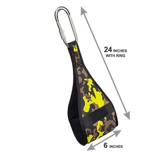 Correas AB - Par de Correas para Ejercicios Abdominales en Casa, para Barra de Tracción, Levantamiento de Piernas Colgante, Equipo de Entrenamiento SixPack, Poliéster/Nailon - Product Image 2