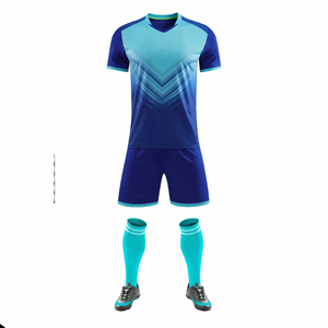 Uniformes de Fútbol Personalizados al por Mayor, Económicos, 100% Poliéster, Transpirables, Conjuntos de Camisetas de Fútbol para Hombre, Sublimación, Servicio OEM para Adultos - Product Image 2