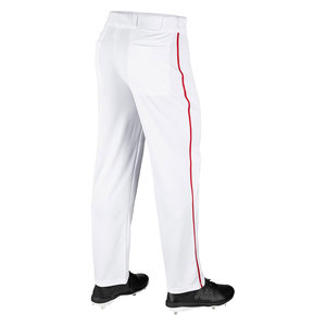Open Bottom Youth Baseball Pants with Braid <b>Athletic</b> Performance Uniform Pants Durable Lightweight Moisture Wicking Comfortable - Product Image 2
