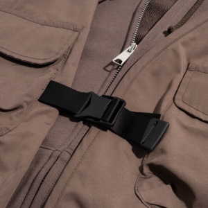 เสื้อฮู้ดดี้โอเวอร์ไซส์ผ้าเดนิมซิปแบบวินเทจคุณภาพสูงสั่งทำพิเศษสำหรับฤดูหนาว แบบ ODM สีพื้น ยูนิเซ็กส์ - Product Image 2