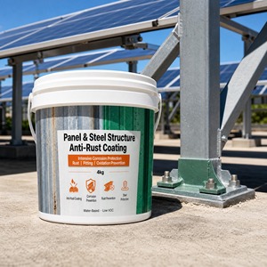 Over Primer 1K Anti Rust <b>Waterproof</b> Protective Coating For Solar Mounting Low VOC Steel Structure Eco Friendly Metal Panel - Product Image 1