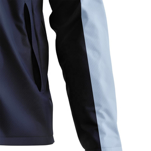 Custom Design Logo Softshell <b>Jacket</b> Black <b>Red</b> Color Blocking Zipper Closure Breathable Polyester Autumn Wear Regular Fit <b>Jackets</b> - Product Image 6