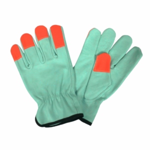 Best Performance Heavy-Duty Heat-Resistant Hi Vis Cowhide Grain Leather <b>Gloves</b> Driver Construction Garden Safety - Product Image 2