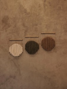 Ensemble de 3 tentures murales en macramé, idéal pour le salon, la chambre, la cuisine, le couloir et le balcon, ensemble de décoration moderne bohème pour la maison - Product Image 2