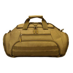 Sac de voyage en toile vierge personnalisable grande capacité – Sac de sport, de fitness et de musculation en gros - Product Image 1