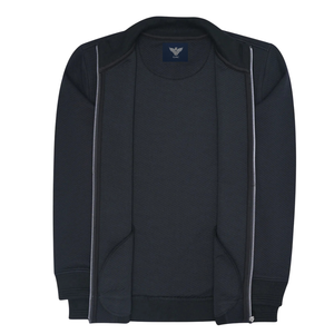 <b>Mens</b> Full Zip Knit <b>Jacket</b> Long Sleeve Casual Soft Breathable Windproof Lightweight Ribbed Cuff <b>Smart</b> Casual Winter Outerwear - Product Image 2