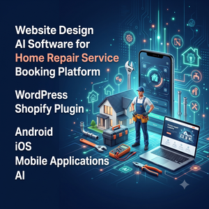 Software de IA para Diseño de Sitios Web, Plataforma de Reserva de Servicios de Reparación del Hogar, Plugin para WordPress y Shopify, Aplicaciones Móviles para Android e iOS con IA - Product Image 3